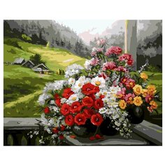 ВанГогВоМне Картина по номерам "Полевой букет", 40х50 см (ZX 21110)