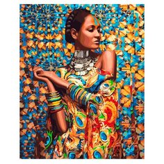 ВанГогВоМне Картина по номерам "Африканская принцесса", 40х50 см (ZX 21043)