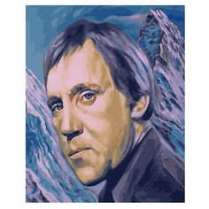 ВанГогВоМне Картина по номерам "Владимир Высоцкий", 40х50 см (ZX 20967)