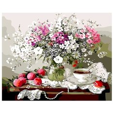 ВанГогВоМне Картина по номерам "Цветы и сливы", 40х50 (ZX 21441)