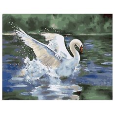 ВанГогВоМне Картина по номерам "Лебедь белая", 40х50 см (ZX 22200)