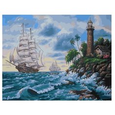 ВанГогВоМне Картина по номерам "На всех парусах", 40х50 см (ZX 21807)