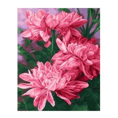 ВанГогВоМне Картина по номерам "Три розовых пиона", 40х50 см (ZX 22155)