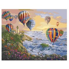 ВанГогВоМне Картина по номерам "Шары у маяка", 40х50 см (ZX 22171)