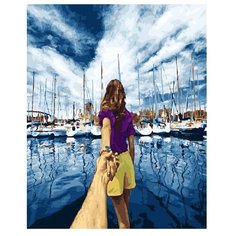 ВанГогВоМне Картина по номерам "Следуй за мной. Барселона", 40х50 см (ZX 20688)