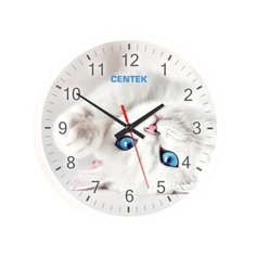 Часы настенные кварцевые CENTEK CT-7104 cat