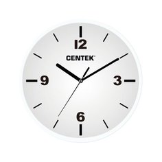 Часы настенные кварцевые CENTEK CT-7102 white