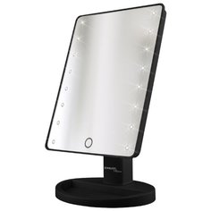Зеркало косметическое настольное Scarlett SC-MM308L05 с подсветкой черный