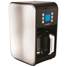 Кофеварка Morphy Richards 162010 серебристый/черный