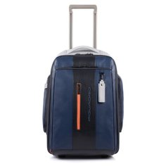 Сумка дорожная PIQUADRO Urban на колесах, синий/серый
