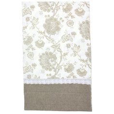 Дорожка Naturel Грация (RI-3263) 45х150 см белый/бежевый