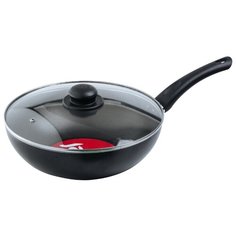 Сковорода-вок JARKO JBL-128-31 28 см, с крышкой, черный