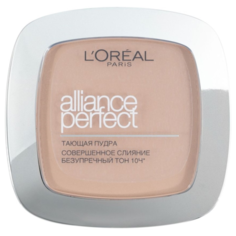 LOreal Paris Alliance Perfect пудра компактная Совершенное слияние, выравнивающая и увлажняющая D3 светло-бежевый золотистый