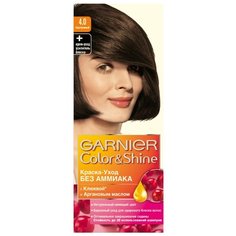 GARNIER Color & Shine краска-уход для волос, 4.0, Каштановый