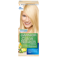 GARNIER Color Naturals стойкая обесцвечивающая крем-краска для волос, E0, Супер блонд