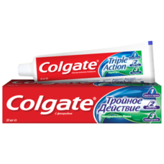 Зубная паста Colgate Тройное действие Натуральная мята, 50 мл