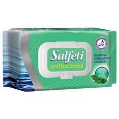 Влажные салфетки Salfeti антибактериальные 72 шт.