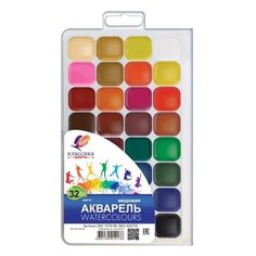 Луч Акварельные краски Классика 32 цвета, без кисти (26С 1579-08)