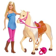 Кукла Barbie с лошадью, FXH13