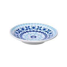 KAKUNI Тарелка Нордик 12 см белый/синий