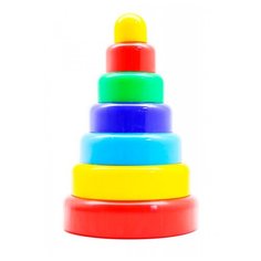 Пирамидка Новокузнецкий завод пластмасс 7 деталей