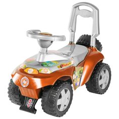 Каталка-толокар Orion Toys Ориоша (198) со звуковыми эффектами коричневый/серебристый