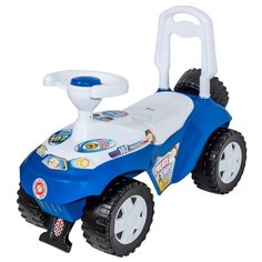 Каталка-толокар Orion Toys Ориоша (198) со звуковыми эффектами синий/белый