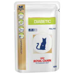 Корм для кошек Royal Canin при сахарном диабете 12шт. х 100 г (кусочки в желе)