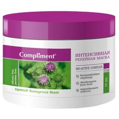 Compliment Интенсивная репейная маска против выпадения волос, 300 мл