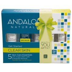 Набор Andalou Naturals Clear skin Комплексное очищение лица