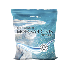 AROMASaules Натуральная морская соль для ванн Без добавок 1000 г