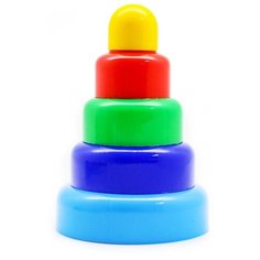 Пирамидка Новокузнецкий завод пластмасс 5 деталей