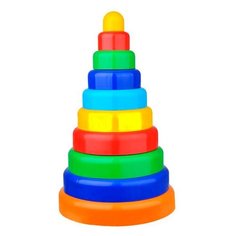 Пирамидка Новокузнецкий завод пластмасс 10 деталей