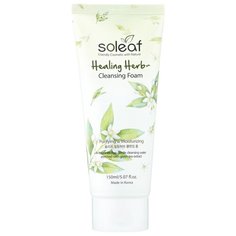 Soleaf очищающая пенка с целебными травами, 150 мл