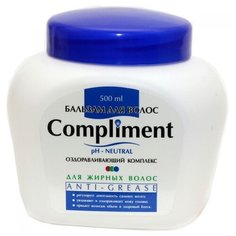 Compliment бальзам Anti-Grease для жирных волос, 500 мл