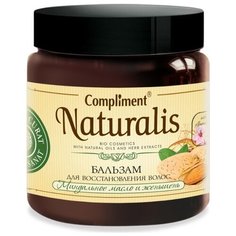 Compliment бальзам для волос Naturalis Миндальное масло и женьшень, 500 мл