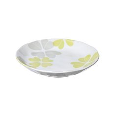 KAKUNI Тарелка Четырехлистный клевер 14 см белый/зеленый
