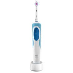 Электрическая зубная щетка Oral-B Vitality 3D White, белый/голубой