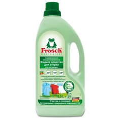 Жидкость Frosch Яблоко концентрат для цветного белья, 1.5 л, бутылка