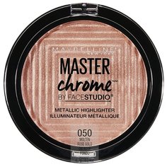 Maybelline By Face Studio Хайлайтер Master Chrome Metallic 050, molten rose gold