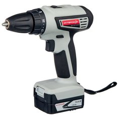 Аккумуляторная дрель-шуруповерт Интерскол ДА-10/14,4Л3 34 Н·м серый/черный