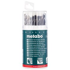 Набор сверл Metabo 627190000, 18 шт.