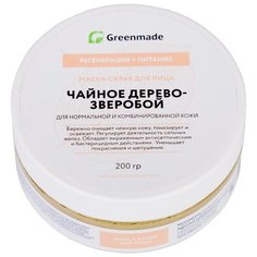 Greenmade маска-скраб для лица Чайное Дерево-Зверобой для нормальной и комбинированной кожи 200 г