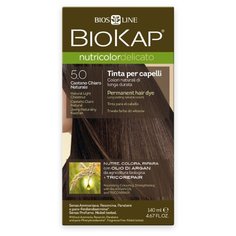 BioKap Nutricolor Delicato стойкая крем-краска для волос, 5.0 светло-коричневый