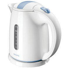 Чайник Philips HD4646/70, белый/голубой