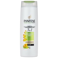 Pantene шампунь, бальзам-ополаскиватель и интенсивный уход 3в1 Слияние с природой Укрепление и блеск 360 мл