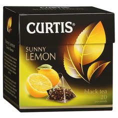 Чай черный Curtis Sunny Lemon в пирамидках, 20 шт.