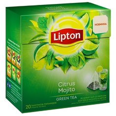 Чай зеленый Lipton Citrus mojito в пирамидках, 20 шт.