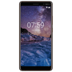 Смартфон Nokia 7 Plus Android One black & copper