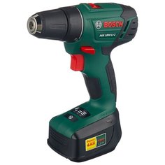 Аккумуляторная дрель-шуруповерт BOSCH PSR 1800 LI-2 1.5Ah x2 Case 38 Н·м зеленый/черный